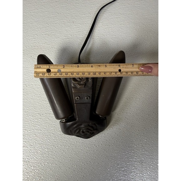 Very Unique Antique Lamp. Vintage Metal Very Heavy - Picture 6 of 16